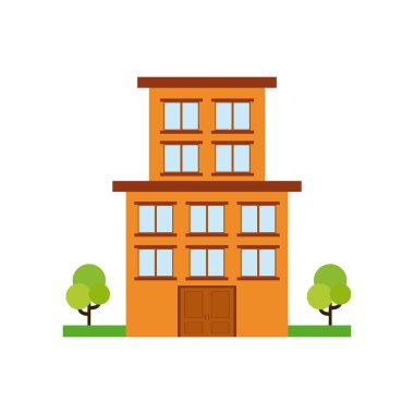 İllüstrasyon inşaat izole