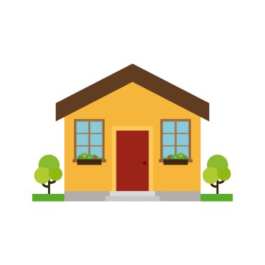 İllüstrasyon inşaat izole