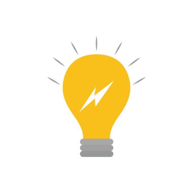 Ampul fikir illüstrasyon