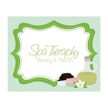 Renkli Spa illüstrasyon