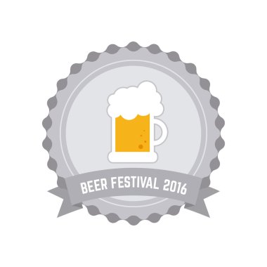 bira etiket illüstrasyon