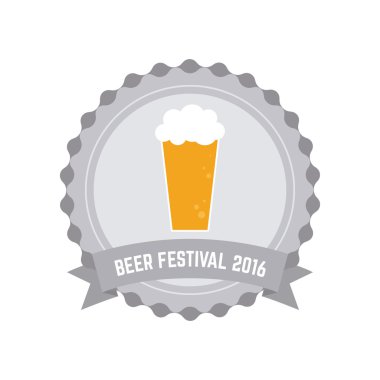 bira etiket illüstrasyon