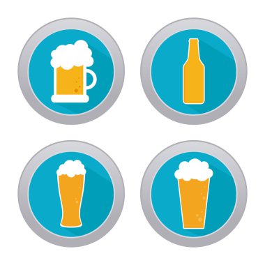 bira etiket illüstrasyon