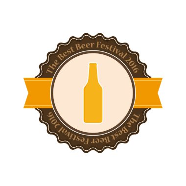 bira etiket illüstrasyon