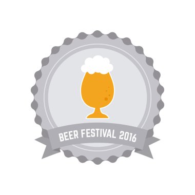 bira etiket illüstrasyon