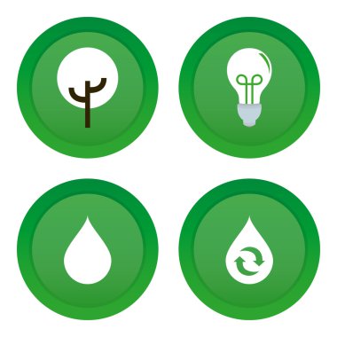 Temiz enerji illüstrasyon