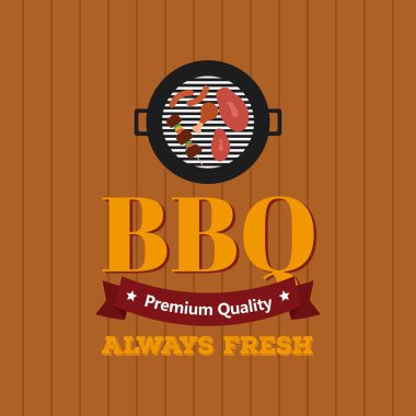 Barbekü simge tasarlamak