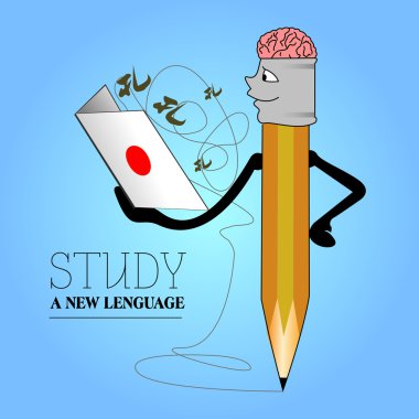 Dil illüstrasyon öğrenin