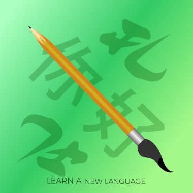 Dil illüstrasyon öğrenin