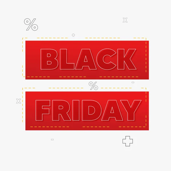 Black friday label — Stock Vector