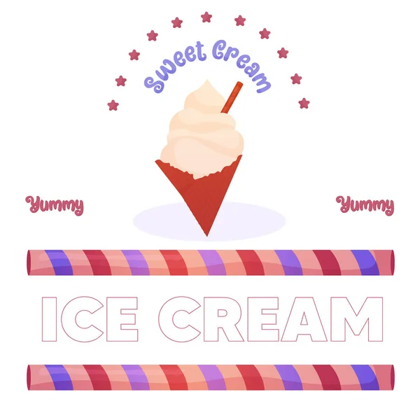 Yummy Ice Cream Logo