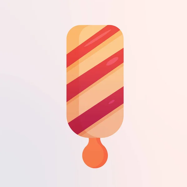 Paleta de helados aislados dulce — Archivo Imágenes Vectoriales