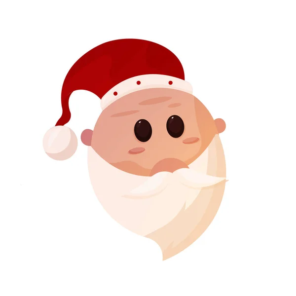 Izolovaná ikona Santa Claus — Stockový vektor