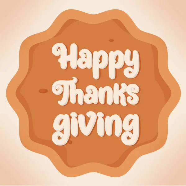 Happy thanksgiving picture — Stock Vector