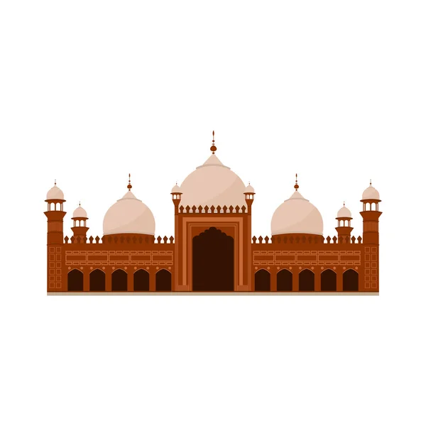 Isolierte islamische Moschee — Stockvektor