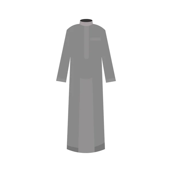 Vêtements isolés islamic — Image vectorielle