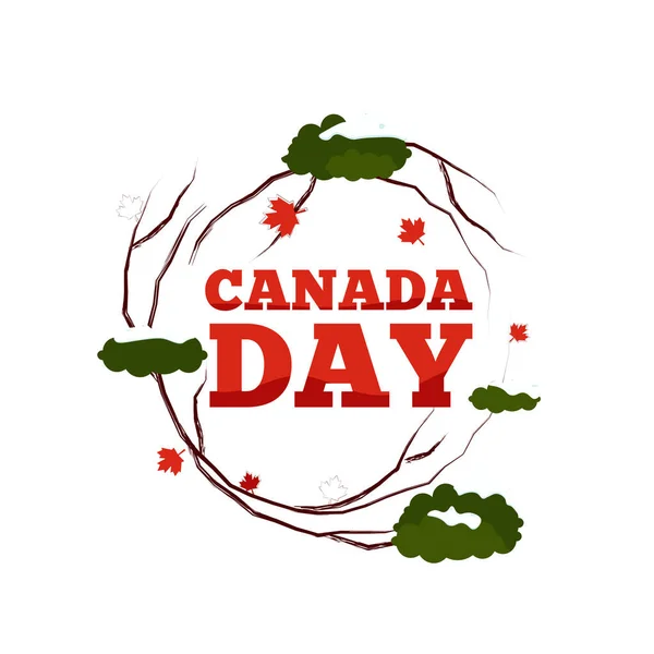 孤立的加拿大日 — 图库矢量图片