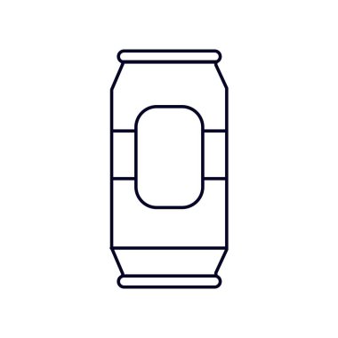 İzole edilmiş bira kapağı beyaz çizimi