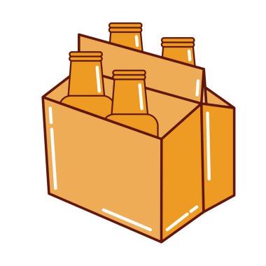 İzole bira şişesi altını.