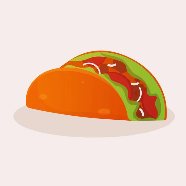 Color de tacos aislados — Vector de stock