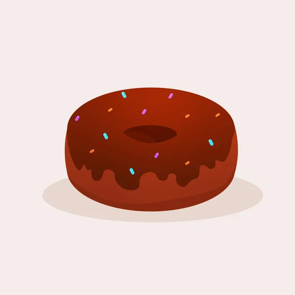 Isolierte Donut-Farbe — Stockvektor