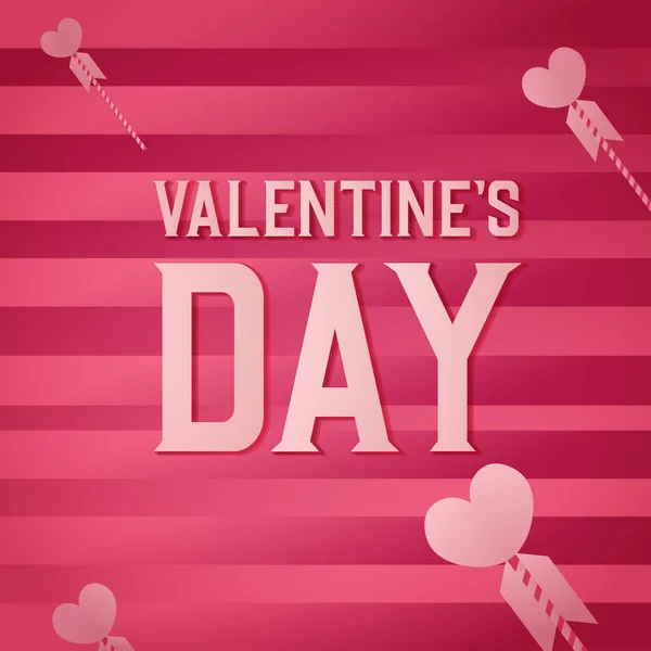 День святого Валентина розовый — стоковый вектор