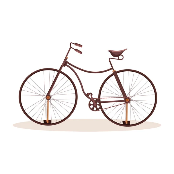 Vélo isolé commun — Image vectorielle