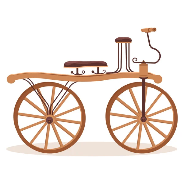 Vélo isolé rare — Image vectorielle