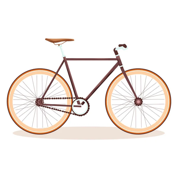 Bicicleta aislada original — Vector de stock