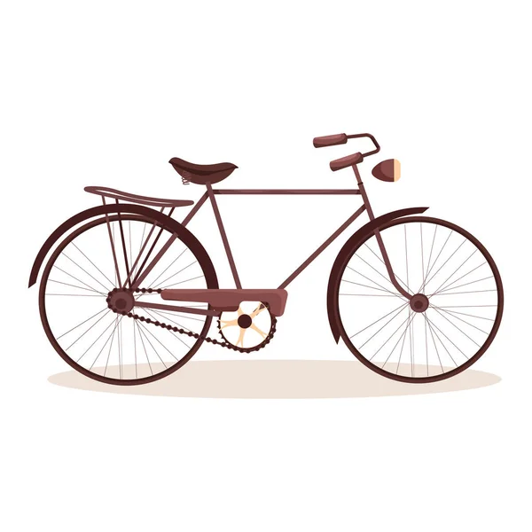 Vélo isolé normal — Image vectorielle