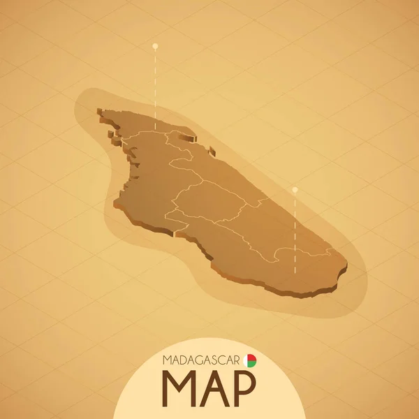 Country Brunei Map old style — Stock Vector