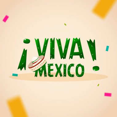 Meksika Ulusal Günü 'nde bej renkli bir figür.