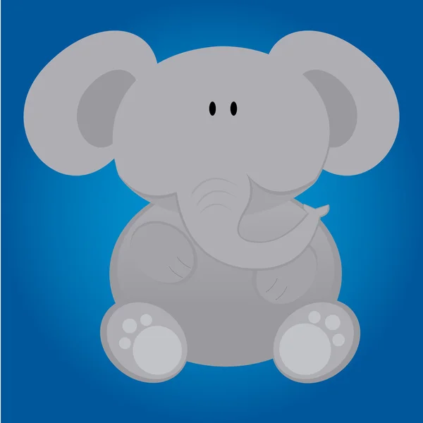 Éléphant — Image vectorielle