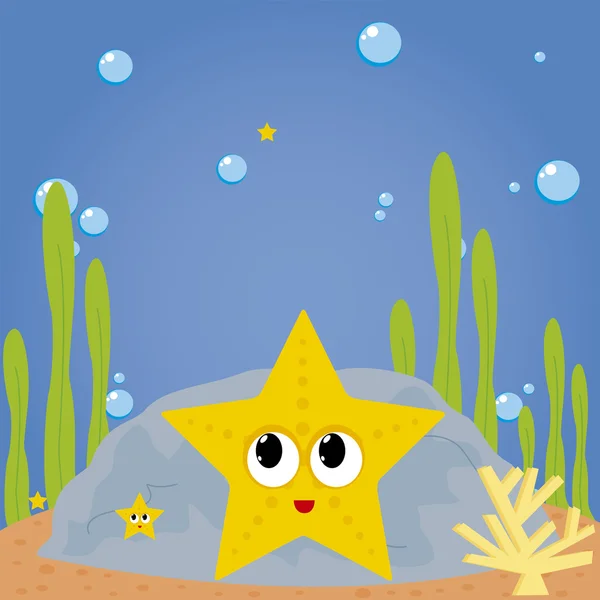 Estrella de mar — Vector de stock