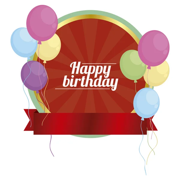 Happy birthday — Stock Vector