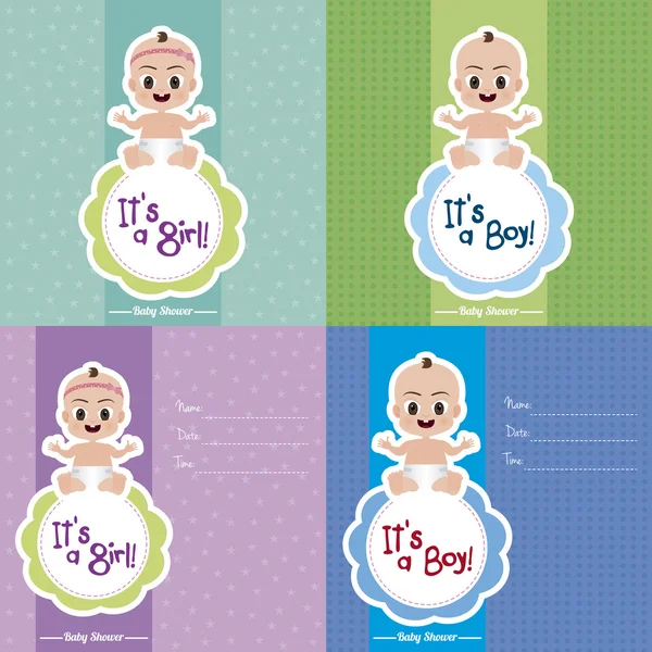 Baby Shower — Stock Vector