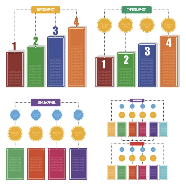 Infografik — Stockvektor