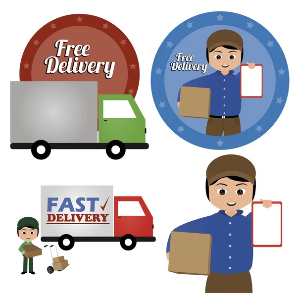 Delivery — Stock Vector