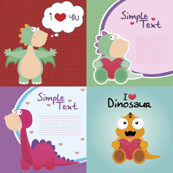 DINOSAUROS — Vector de stock