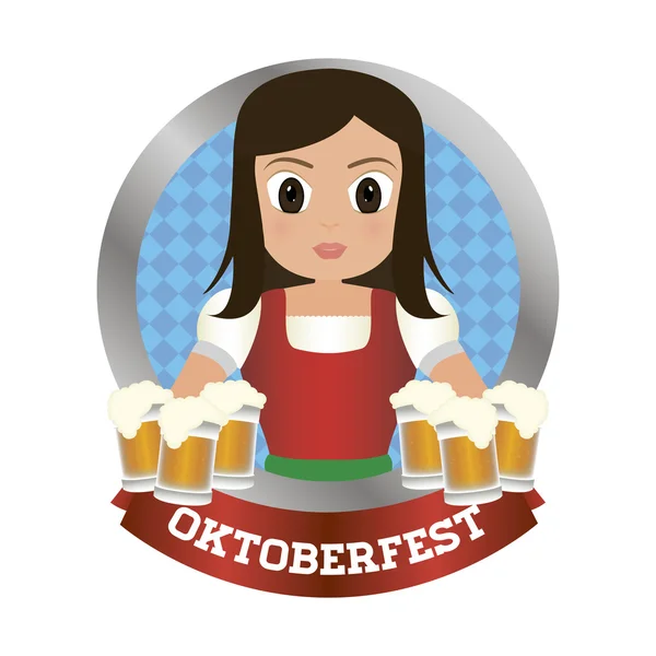 Oktoberfest — Vector de stock