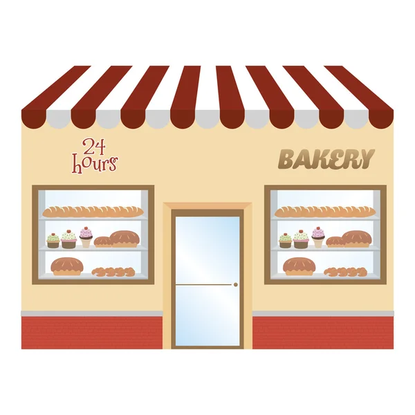 Tienda de panadería — Vector de stock