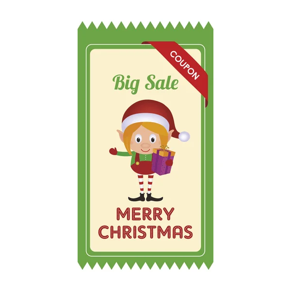 Christmas sale — Stock Vector