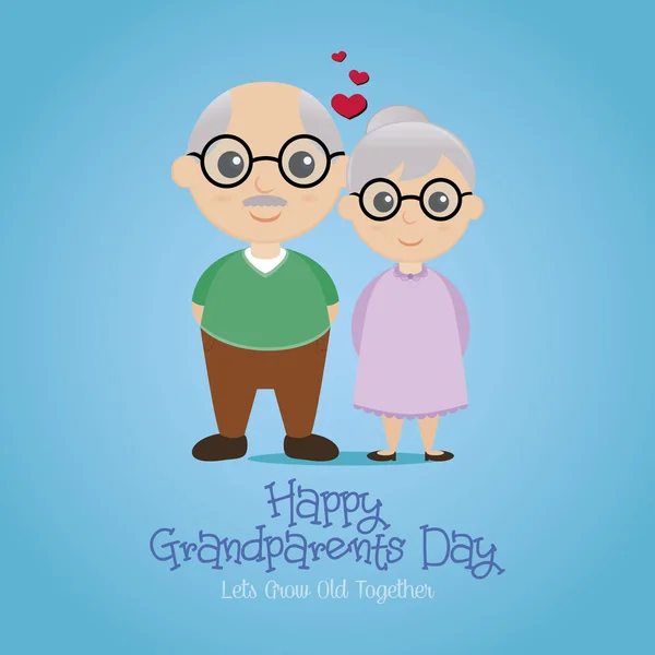 Grandparent's day — Stock Vector