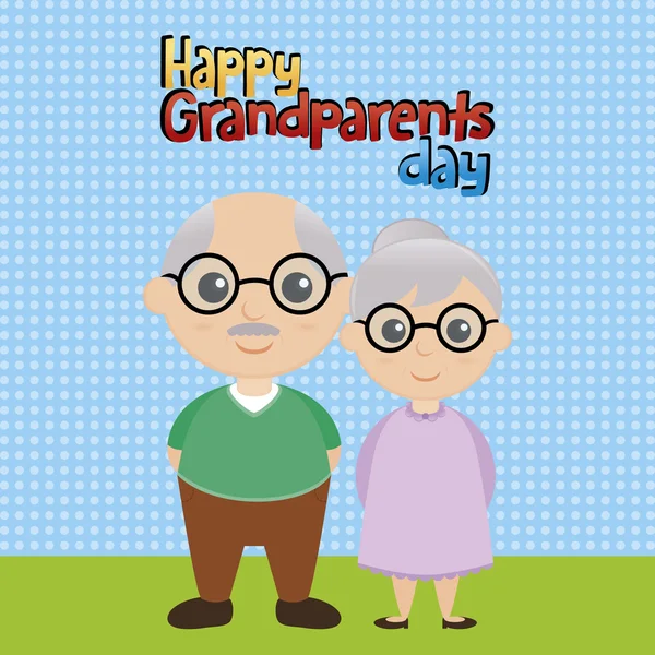 Dzień babci i dziadka — Wektor stockowy