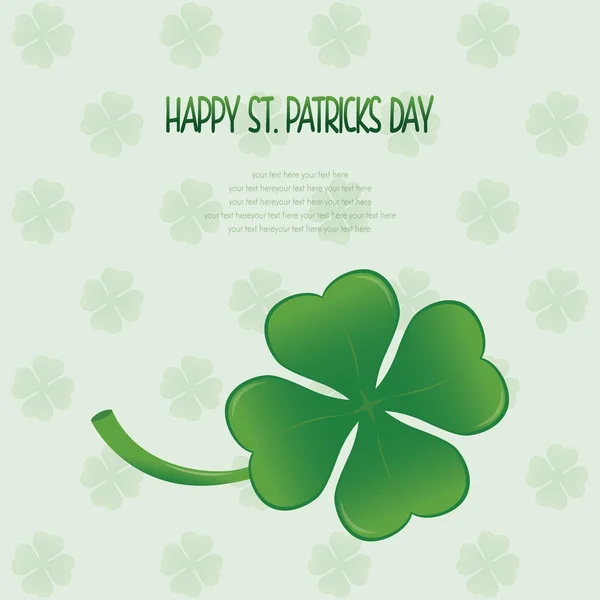 Saint patrick's day — Stock Vector