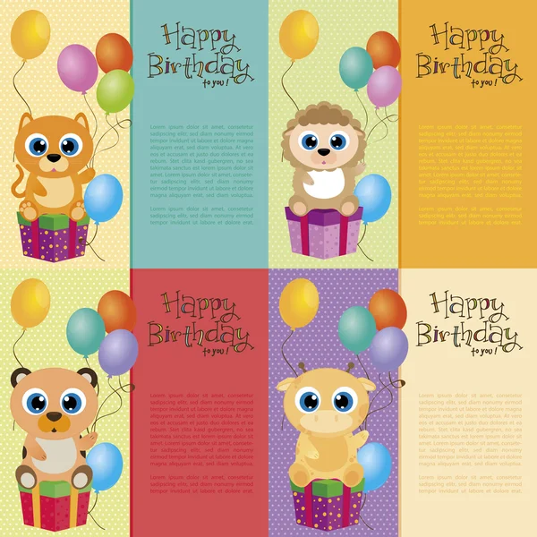 Happy birthday — Stock Vector