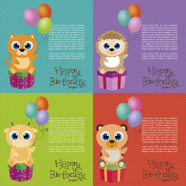 Happy birthday — Stock Vector