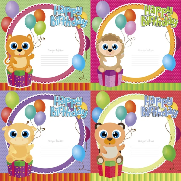 Happy birthday — Stock Illustration Happy birthday Stock Vector