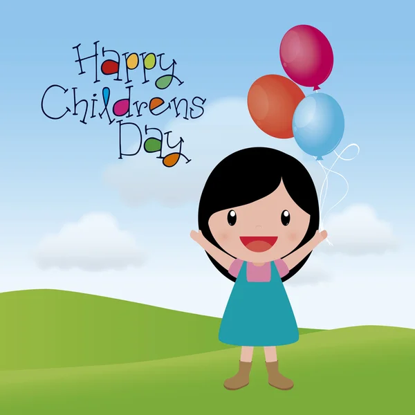 Happy children 's day — стоковый вектор