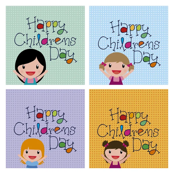 Happy children 's day — стоковый вектор